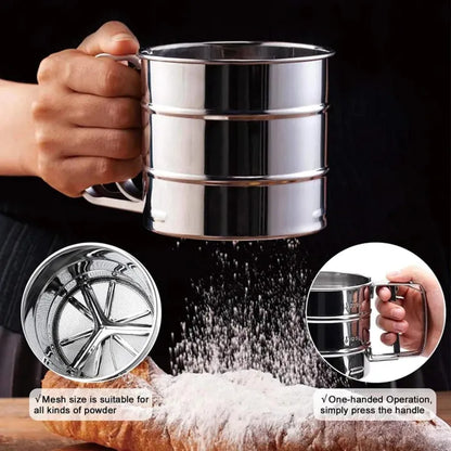 Stainless Steel Flour Sifter For Baking