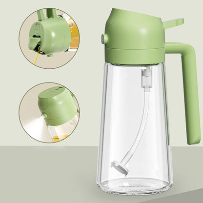 2 In 1 Oil Sprayer Bottle Kitchen