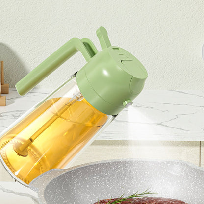 2 In 1 Oil Sprayer Bottle Kitchen