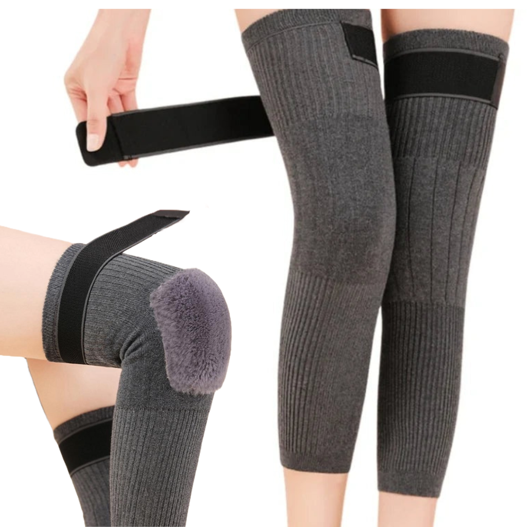 1 Pair Unisex Winter Wool Thermal Knee