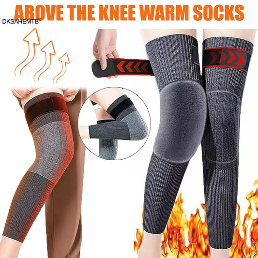 1 Pair Unisex Winter Wool Thermal Knee