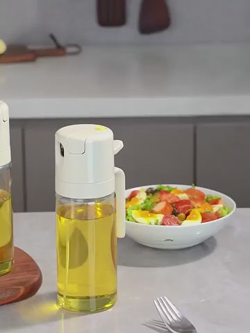 2 In 1 Oil Sprayer Bottle Kitchen
