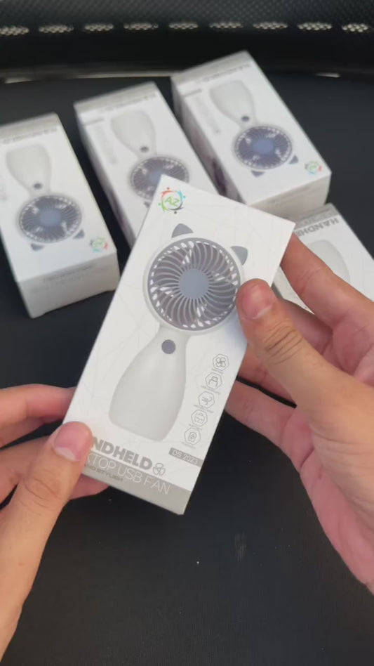 Portable USB Rechargeable Mini Handheld Fan